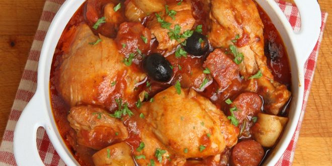 RAGOUT DE POMME DE TERRE AU POULET – Recette Facile