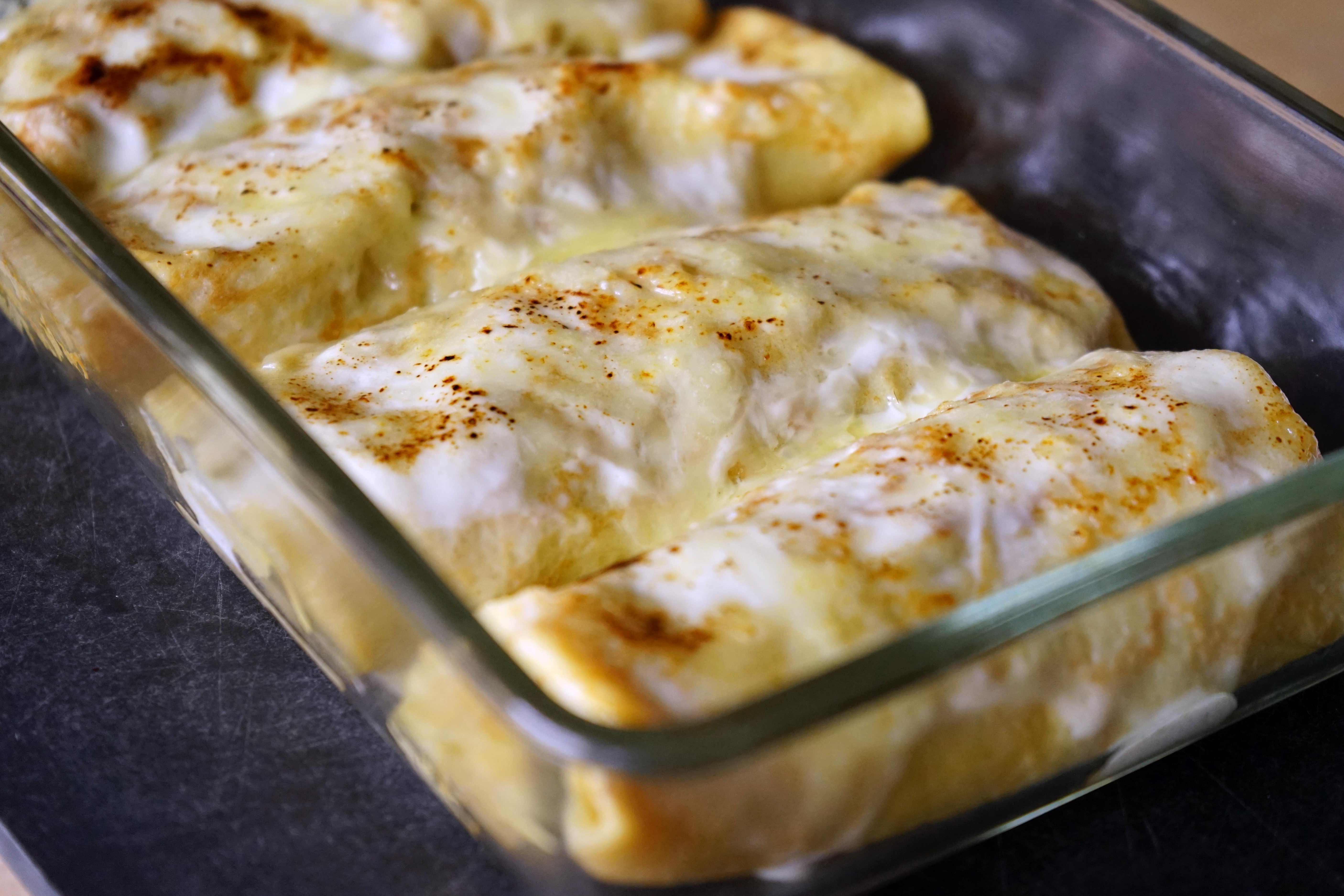 Recette Facile | Recette des crêpes à la sauce béchamel au champignon au four