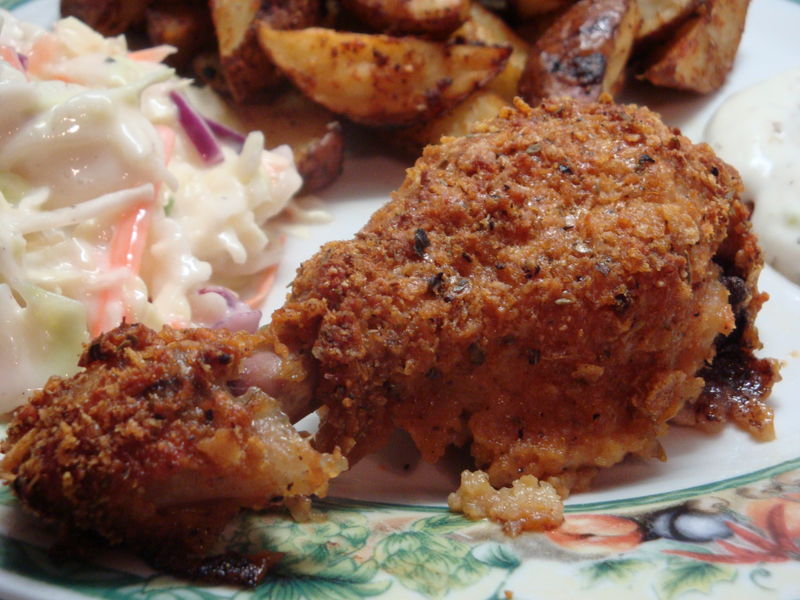 Recette Facile | Recette de poulet panné au four