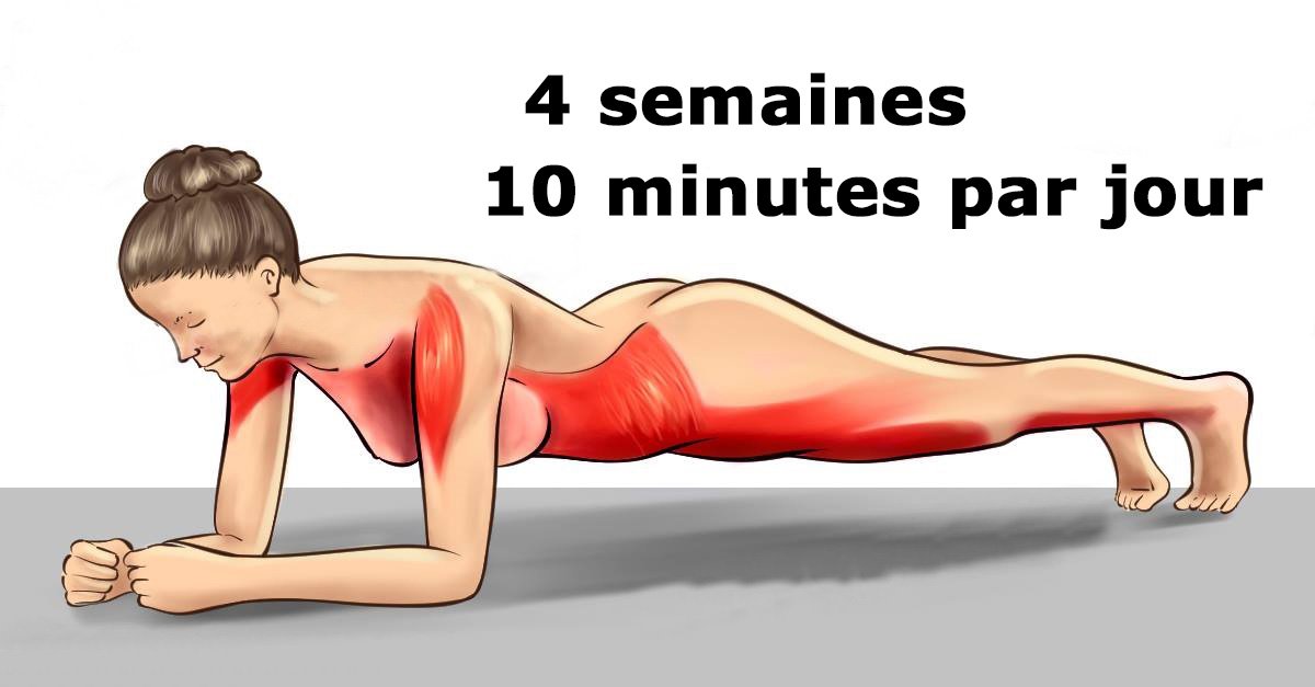 Recette Facile | Transformez votre corps en seulement 4 semaines avec ces cinq exercices simples