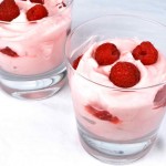 Yogourt maison aux framboises