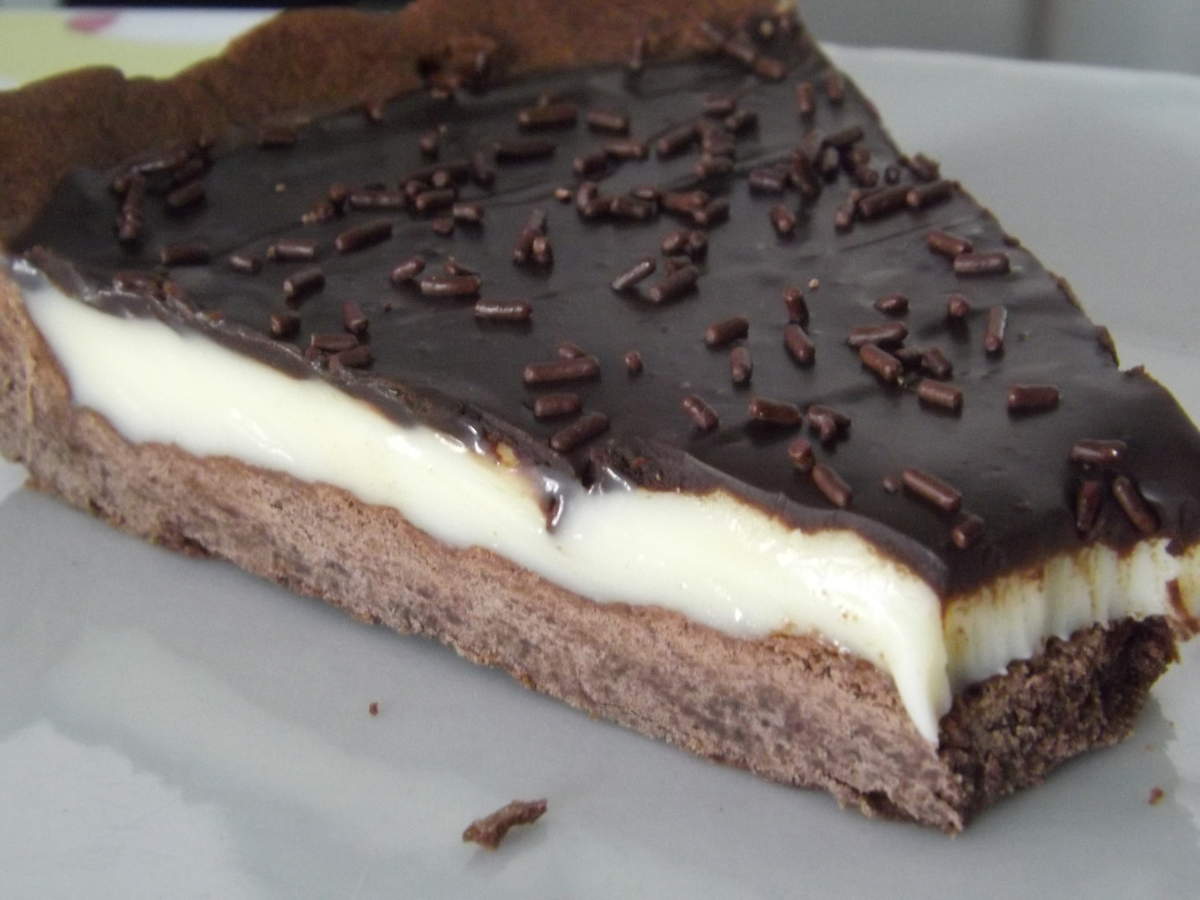 Recette Facile | Tarte chocolat blanc/ noir