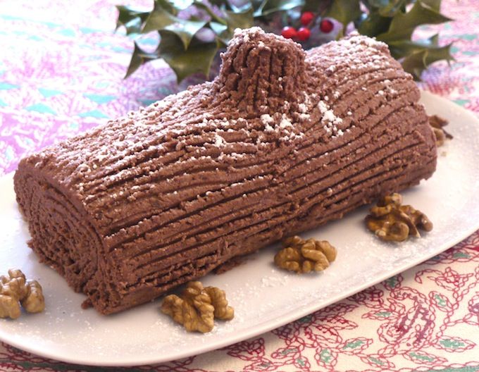 Recette Facile | Bûche chocolat au lait et fruits de la passion au thermomix ou sans
