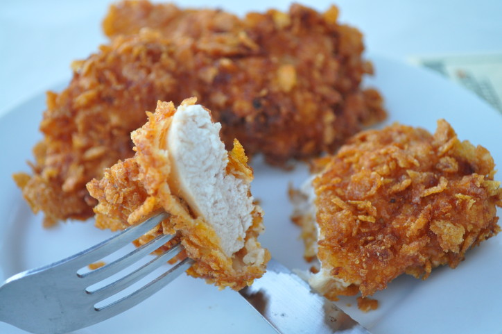 Recette Facile | Crispy Chicken (poulet pané aux corn flakes)