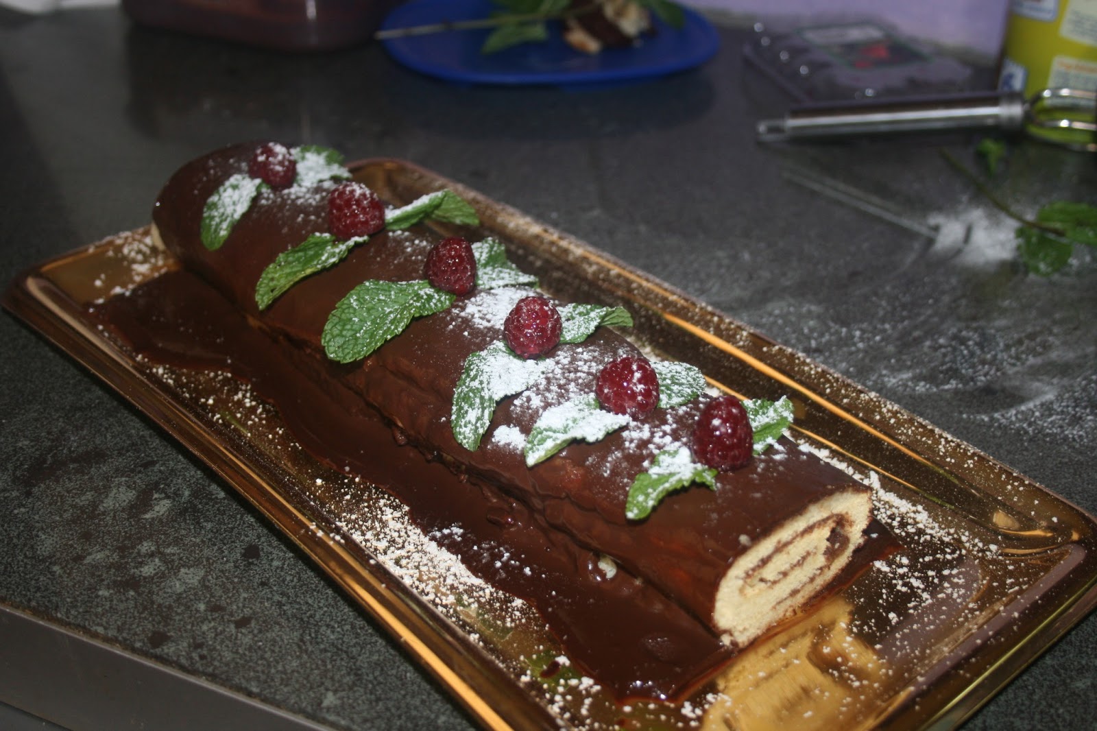 Recette Facile | Bûche de Noël chocolat et fruits de la passion