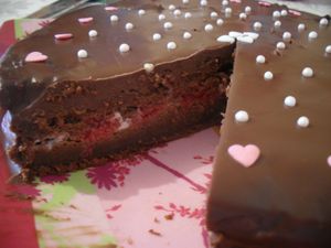 Recette Facile | Gâteau au chocolat fourré framboises