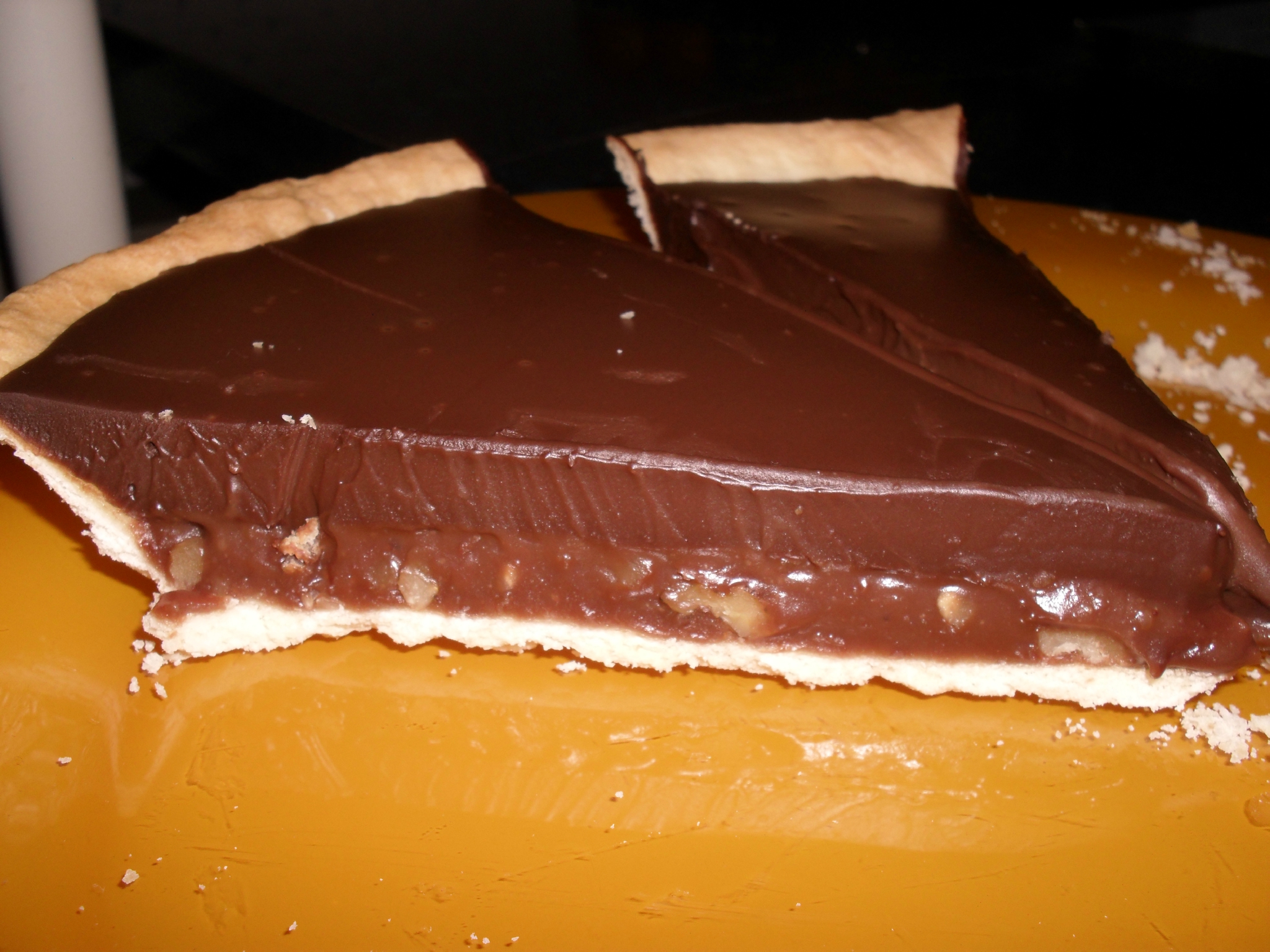 Recette Facile | TARTE CHOCOLAT- CAFE-CARAMEL AUX NOIX