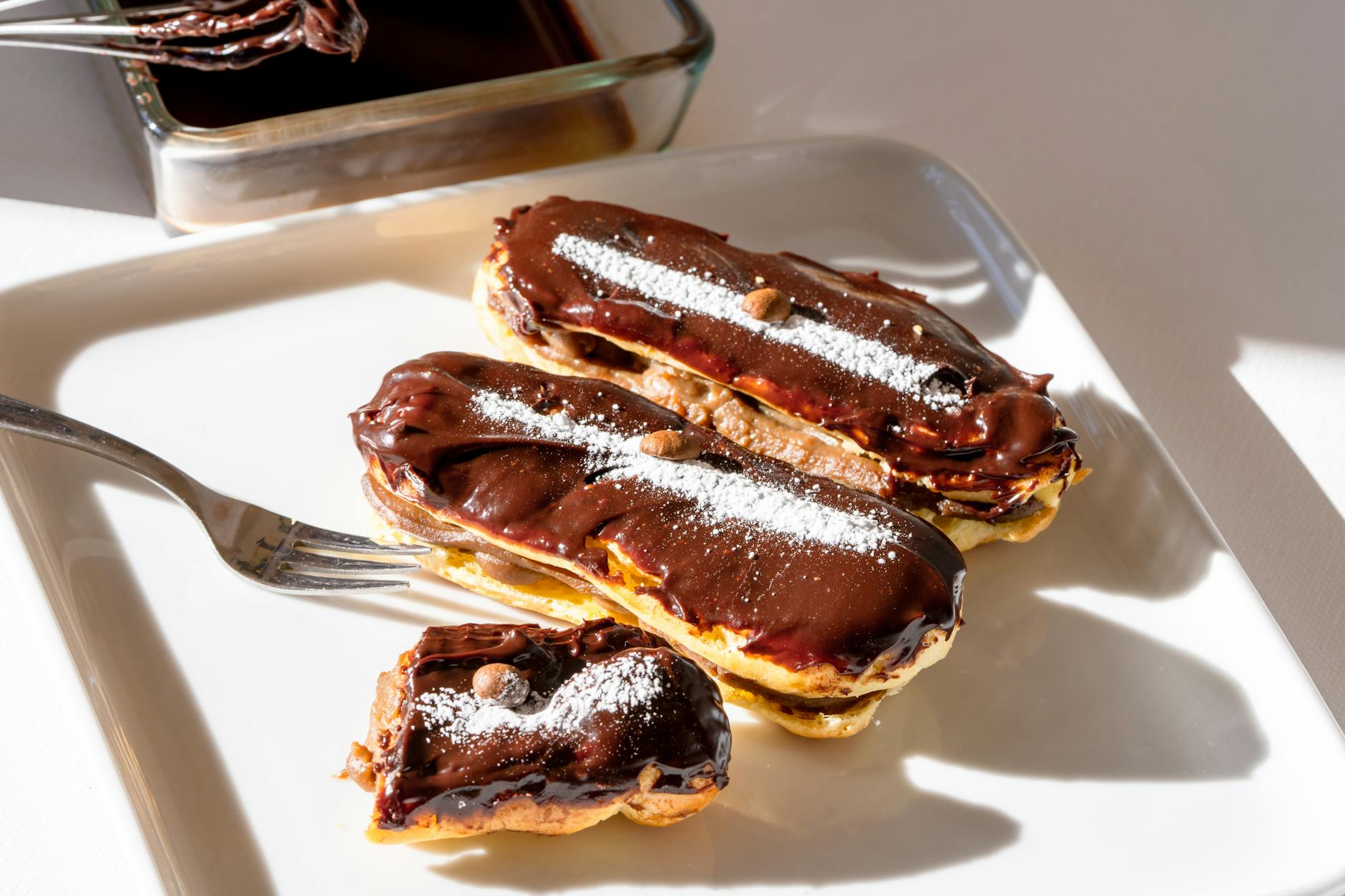Éclairs au chocolat rapide